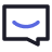 Icon Outline Blue Company Contact